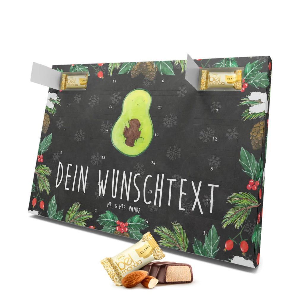 Personalisierter Marzipan Adventskalender Avocado Kern Personalisierter Marzipan Adventskalender, Avocado, Veggie, Vegan, Gesund, Avokado, Avocadokern, Kern, Pflanze, Spruch Leben