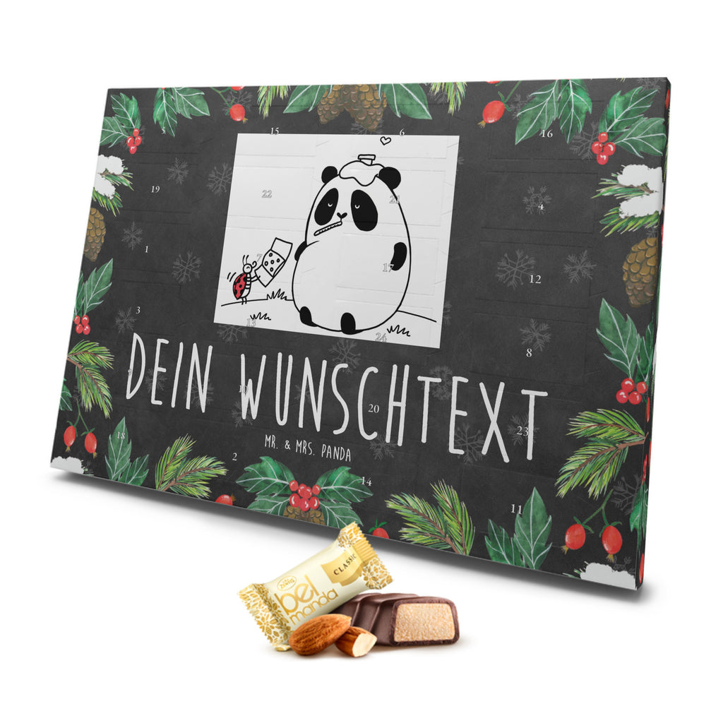 Personalisierter Marzipan Adventskalender Panda Gute Besserung Personalisierter Marzipan Adventskalender