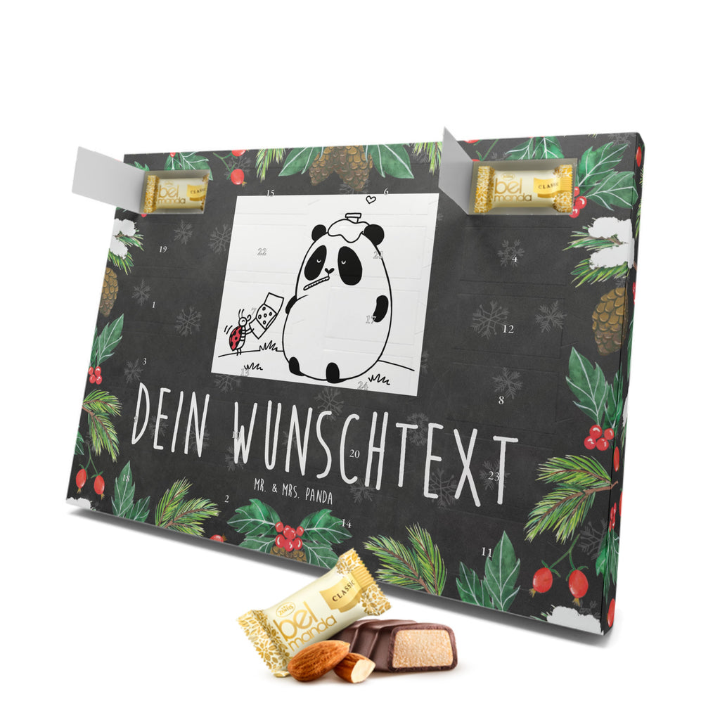 Personalisierter Marzipan Adventskalender Panda Gute Besserung Personalisierter Marzipan Adventskalender