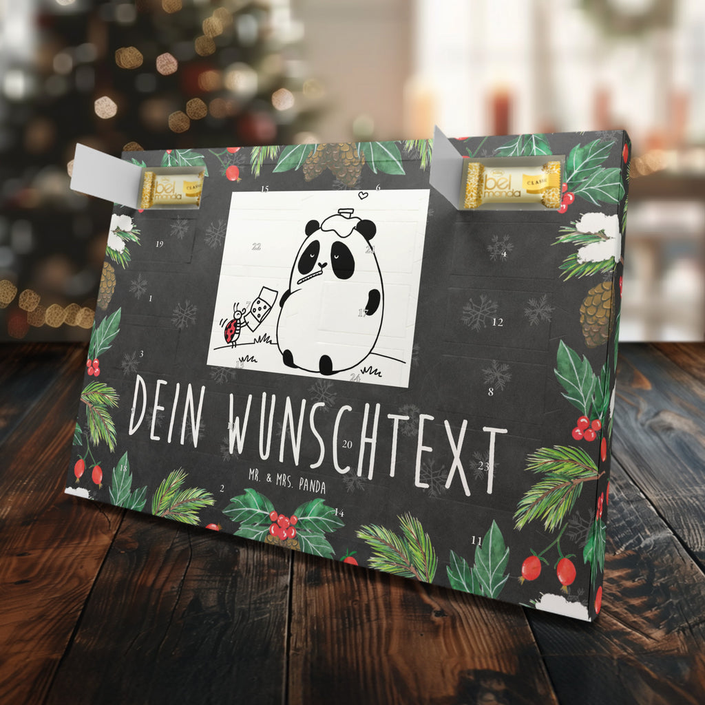 Personalisierter Marzipan Adventskalender Panda Gute Besserung Personalisierter Marzipan Adventskalender