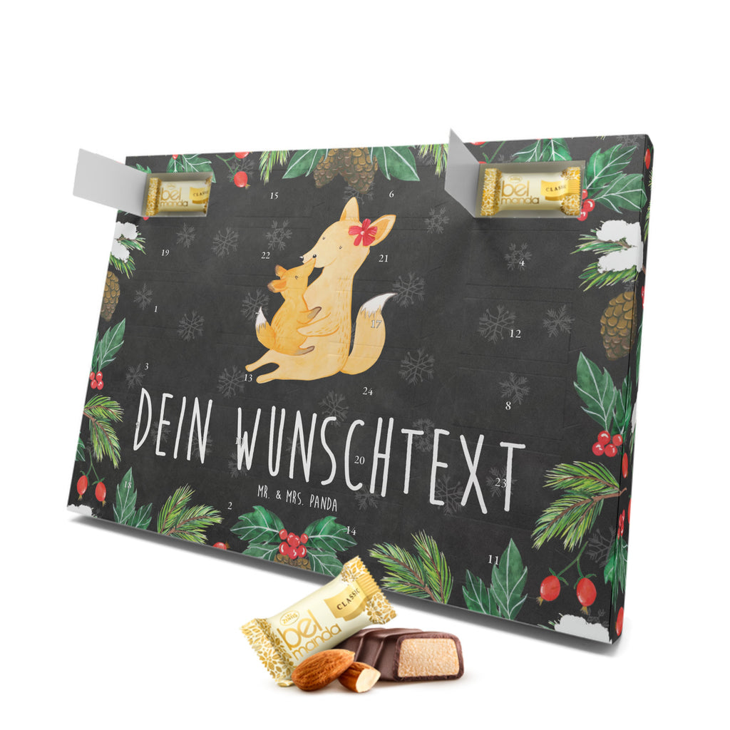 Personalisierter Marzipan Adventskalender Fuchs Mama Personalisierter Marzipan Adventskalender, Familie, Vatertag, Muttertag, Bruder, Schwester, Mama, Papa, Oma, Opa, Mutter, Tochter, Lieblingstochter, Beste Tochter, Geschenk