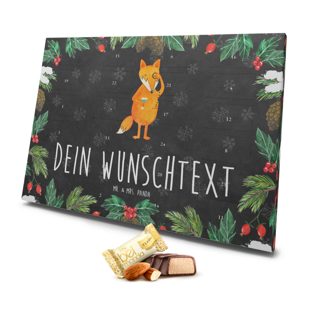 Personalisierter Marzipan Adventskalender Fuchs Lord Personalisierter Marzipan Adventskalender, Fuchs, Füchse, tröstende Worte, Spruch lustig, Liebeskummer Geschenk, Motivation Spruch, Problemlösung