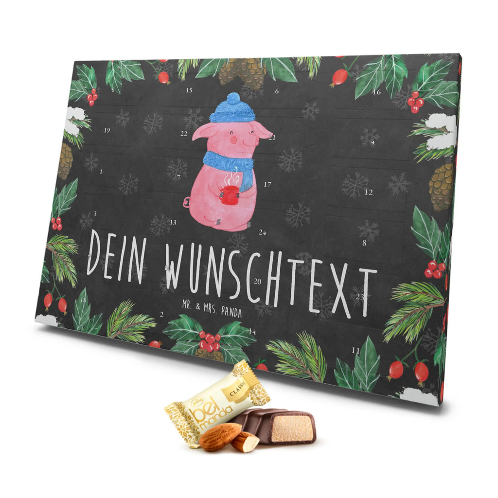 Personalisierter Marzipan Adventskalender Schwein Glühwein Personalisierter Marzipan Adventskalender, Winter, Weihnachten, Weihnachtsdeko, Nikolaus, Advent, Heiligabend, Wintermotiv, Glühschwein, Glühwein, Weihnachtsmarkt, Punsch