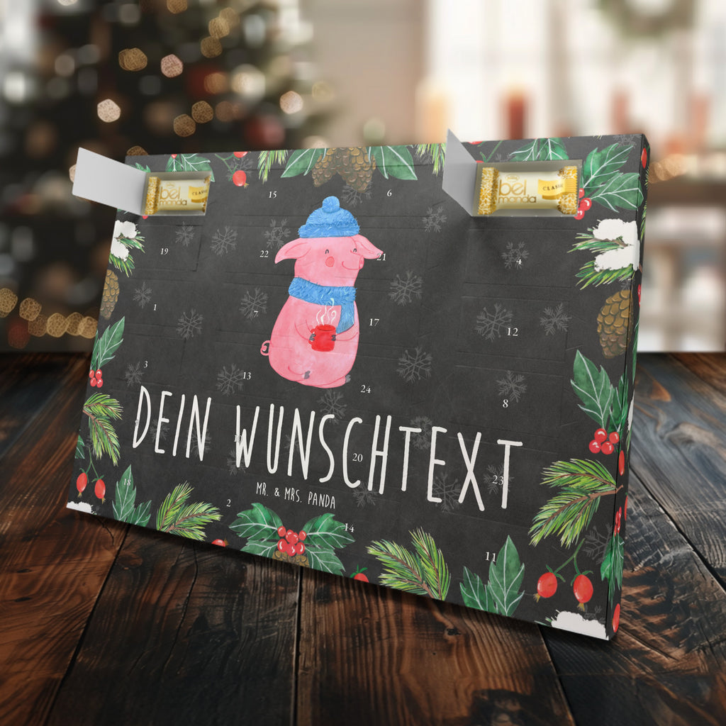 Personalisierter Marzipan Adventskalender Schwein Glühwein Personalisierter Marzipan Adventskalender, Winter, Weihnachten, Weihnachtsdeko, Nikolaus, Advent, Heiligabend, Wintermotiv, Glühschwein, Glühwein, Weihnachtsmarkt, Punsch