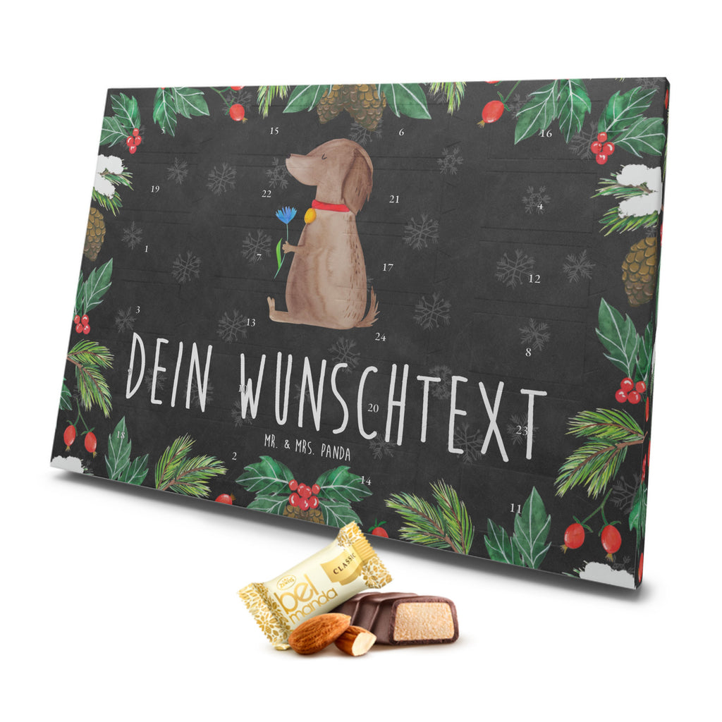 Personalisierter Marzipan Adventskalender Hund Blume Personalisierter Marzipan Adventskalender, Hund, Hundemotiv, Haustier, Hunderasse, Tierliebhaber, Hundebesitzer, Sprüche, Hunde, Frauchen, Hundeliebe