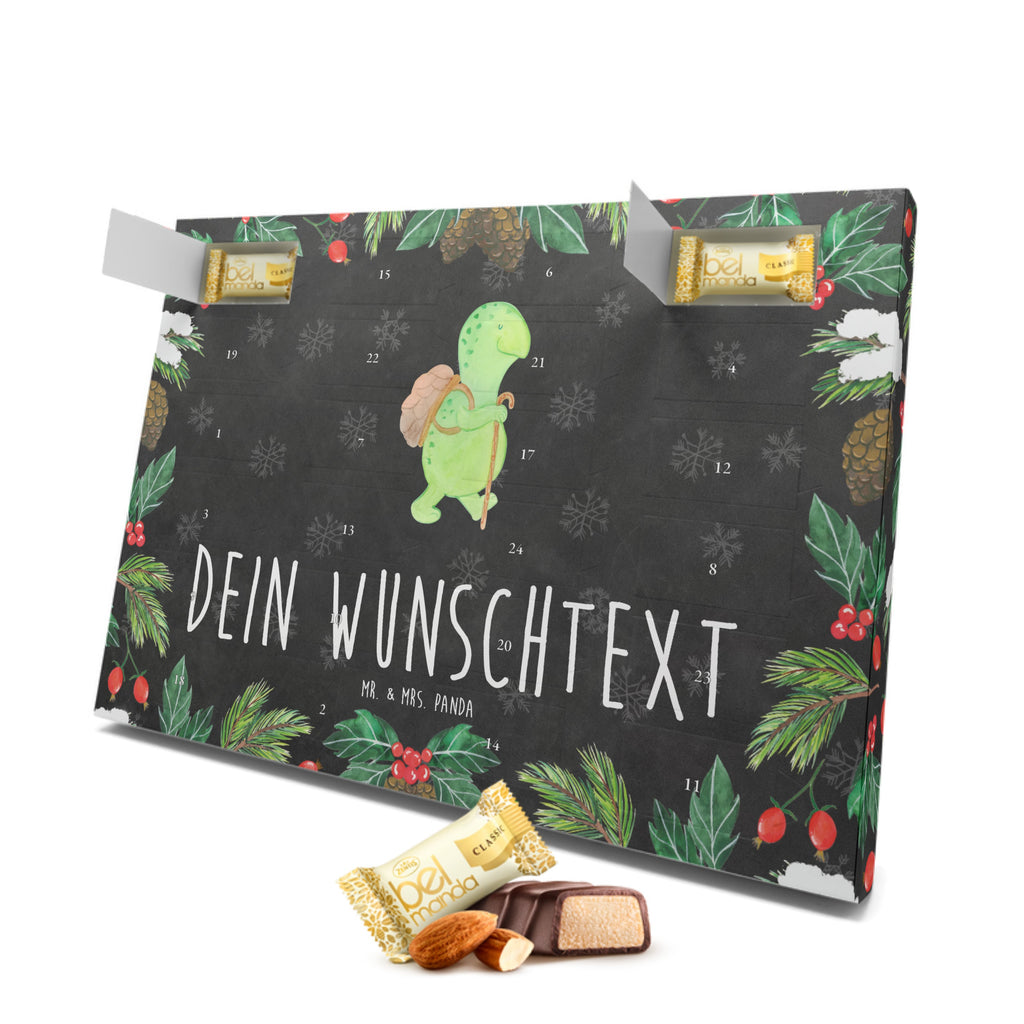 Personalisierter Marzipan Adventskalender Schildkröte Wanderer Personalisierter Marzipan Adventskalender, Schildkröte, Schildkröten, Motivation, Motivationsspruch, Motivationssprüche, Neuanfang