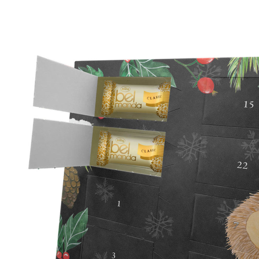 Personalisierter Marzipan Adventskalender Igel Beten Personalisierter Marzipan Adventskalender, Tiermotive, Gute Laune, lustige Sprüche, Tiere, Igel, Igel mit Hut, Sonnenhut, Gott, Amen, beten, Leben, Dankbarkeit, Dankbar sein, dankbar, genießen