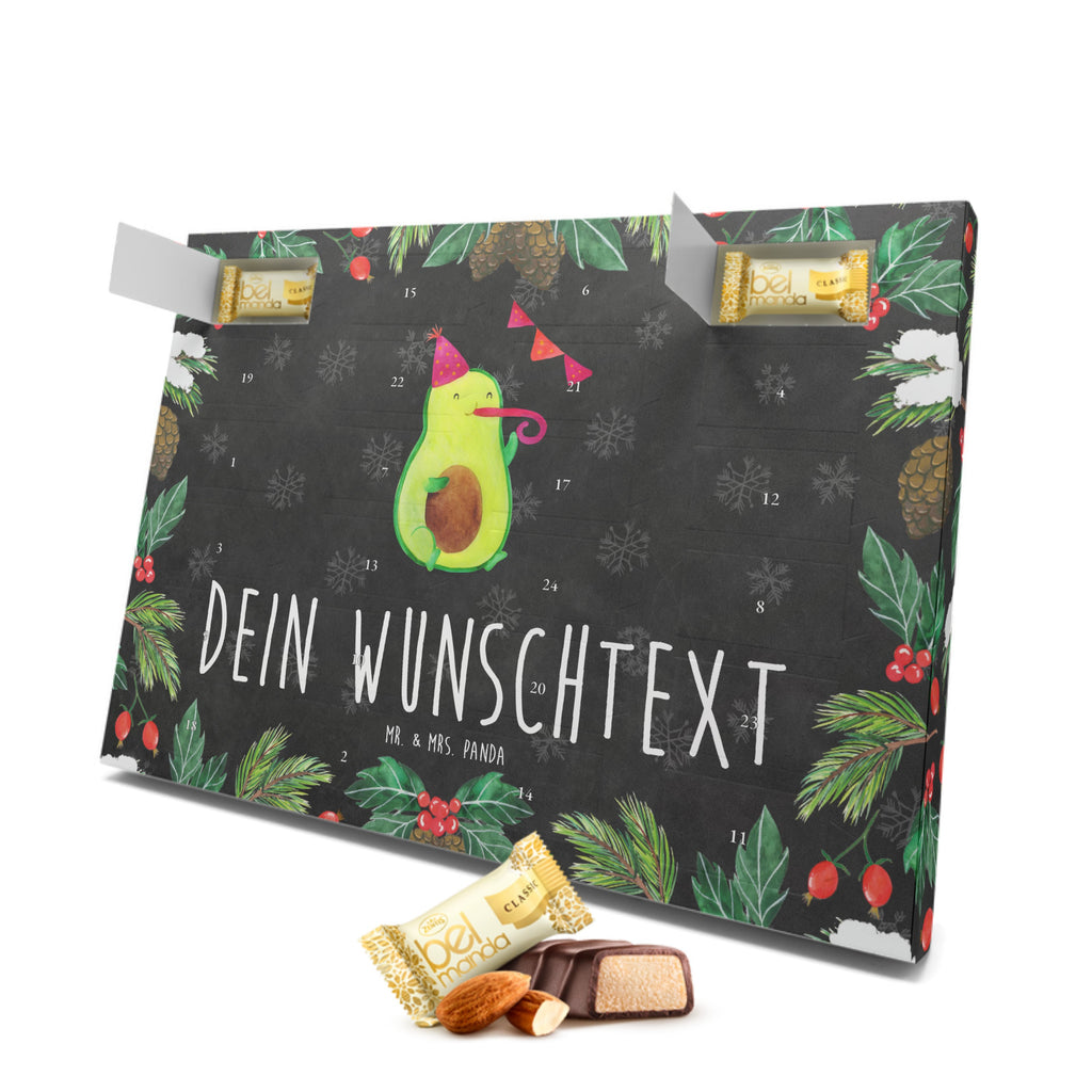 Personalisierter Marzipan Adventskalender Avocado Party Zeit Personalisierter Marzipan Adventskalender, Avocado, Veggie, Vegan, Gesund