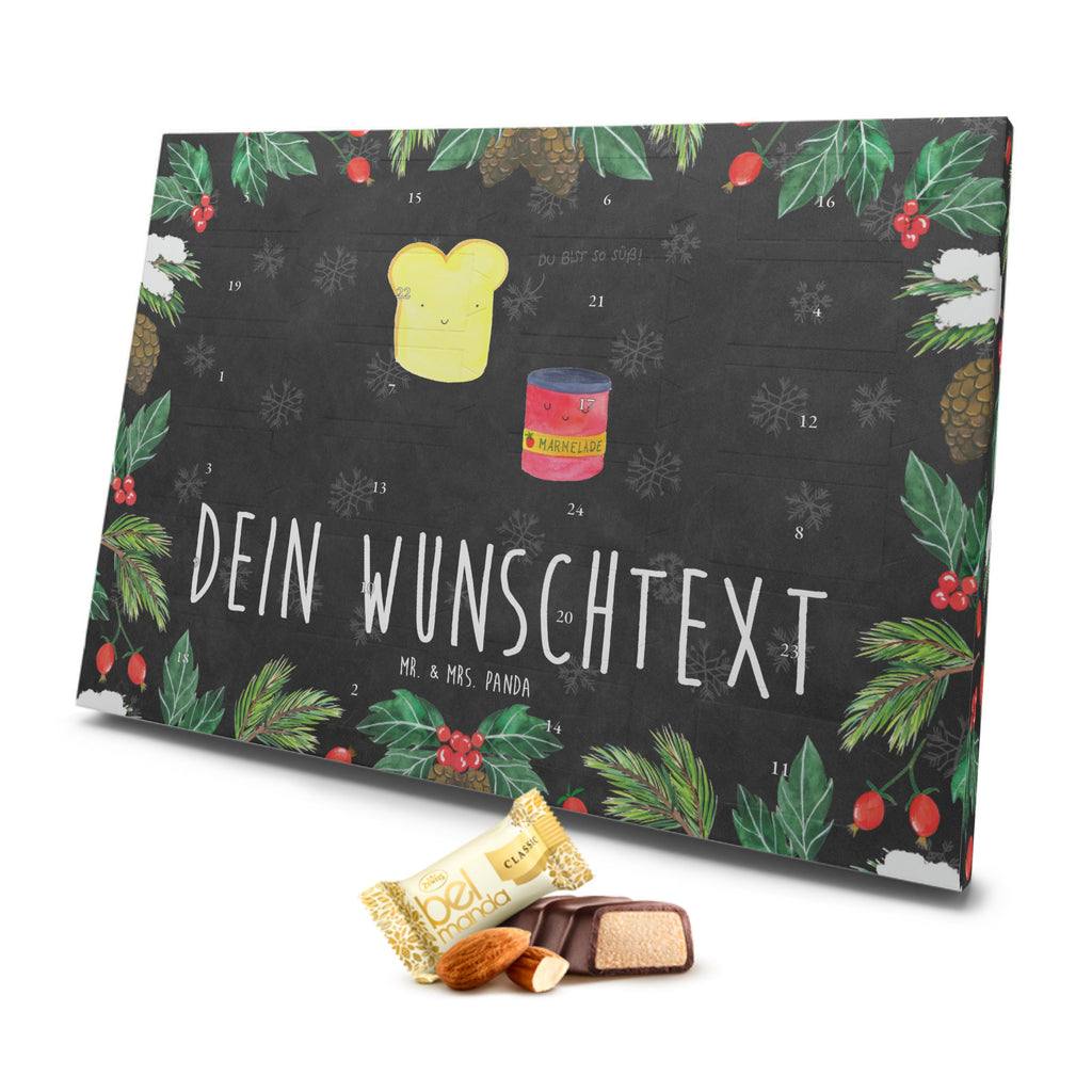 Personalisierter Marzipan Adventskalender Toast Marmelade Personalisierter Marzipan Adventskalender, Tiermotive, Gute Laune, lustige Sprüche, Tiere, Toast, Marmelade, Dreamteam, süße Postkarte, süß, Küche Deko, Küche Spruch, Frühstück Einladung, Brot, Toastbrot