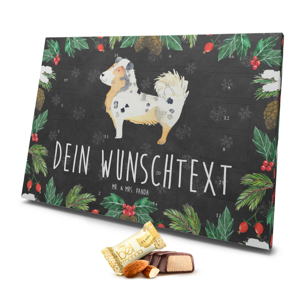 Personalisierter Marzipan Adventskalender Hund Australien Shepherd Personalisierter Marzipan Adventskalender, Hund, Hundemotiv, Haustier, Hunderasse, Tierliebhaber, Hundebesitzer, Sprüche, Australien Shepherd, Shepherd, Hundeliebe, Familienhund, Spruch