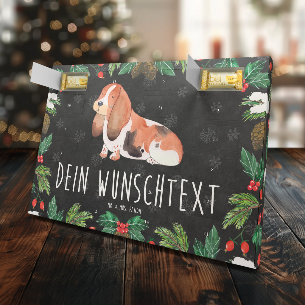 Personalisierter Marzipan Adventskalender Hund Basset Hound Personalisierter Marzipan Adventskalender, Hund, Hundemotiv, Haustier, Hunderasse, Tierliebhaber, Hundebesitzer, Sprüche, Basset Hound, Basset, Hundeliebe, kinderlos