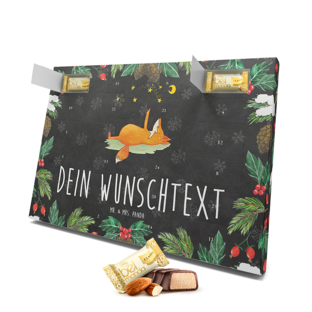 Personalisierter Marzipan Adventskalender Fuchs Sterne Personalisierter Marzipan Adventskalender, Fuchs, Füchse, tröstende Worte, Spruch positiv, Spruch schön, Romantik, Always Look on the Bright Side of Life