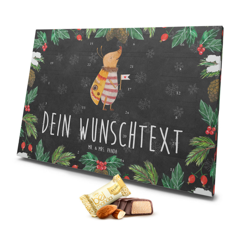 Personalisierter Marzipan Adventskalender Nachtfalter Fähnchen Personalisierter Marzipan Adventskalender, Tiermotive, Gute Laune, lustige Sprüche, Tiere, Nachtfalter, Käfer, Spruch lustig, Spruch witzig, süß, niedlich, Küche Deko, Was kostet die Welt