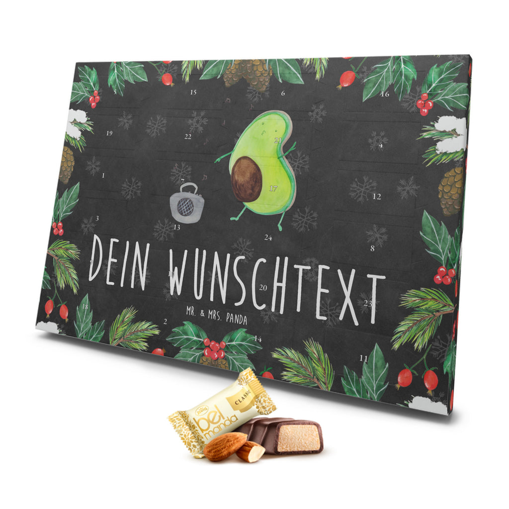 Personalisierter Marzipan Adventskalender Avocado Tanzen Personalisierter Marzipan Adventskalender, Avocado, Veggie, Vegan, Gesund