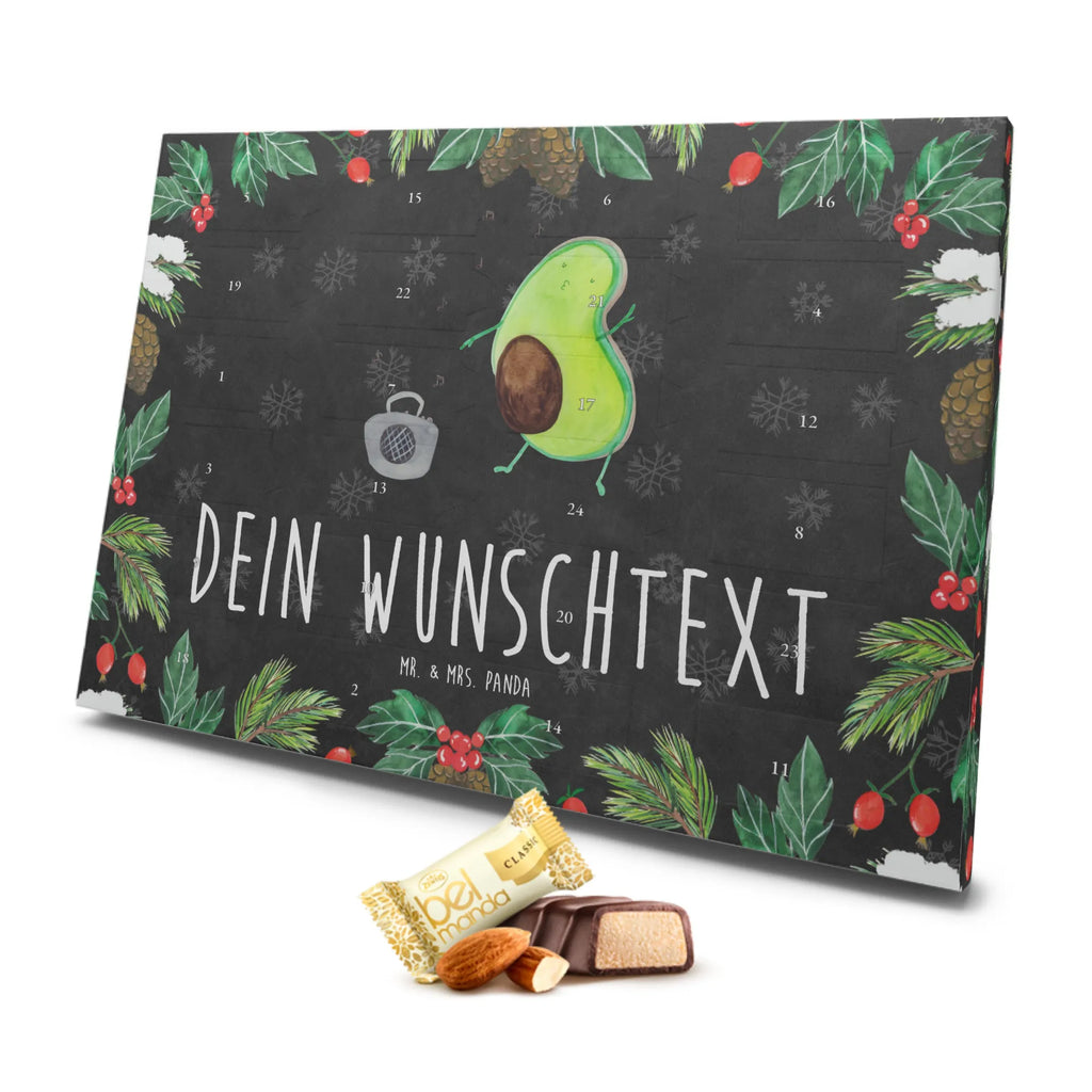 Personalisierter Marzipan Adventskalender Avocado Tanzen Personalisierter Marzipan Adventskalender, Avocado, Veggie, Vegan, Gesund