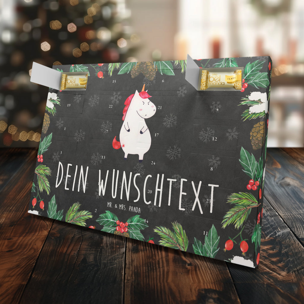 Personalisierter Marzipan Adventskalender Einhorn Wut Personalisierter Marzipan Adventskalender, Einhorn, Einhörner, Einhorn Deko, Pegasus, Unicorn, Realität, Ansage, lustlos, nein, Büro, Arbeit, wütend, dumme Fragen, lustig, Spaß, Geschenk