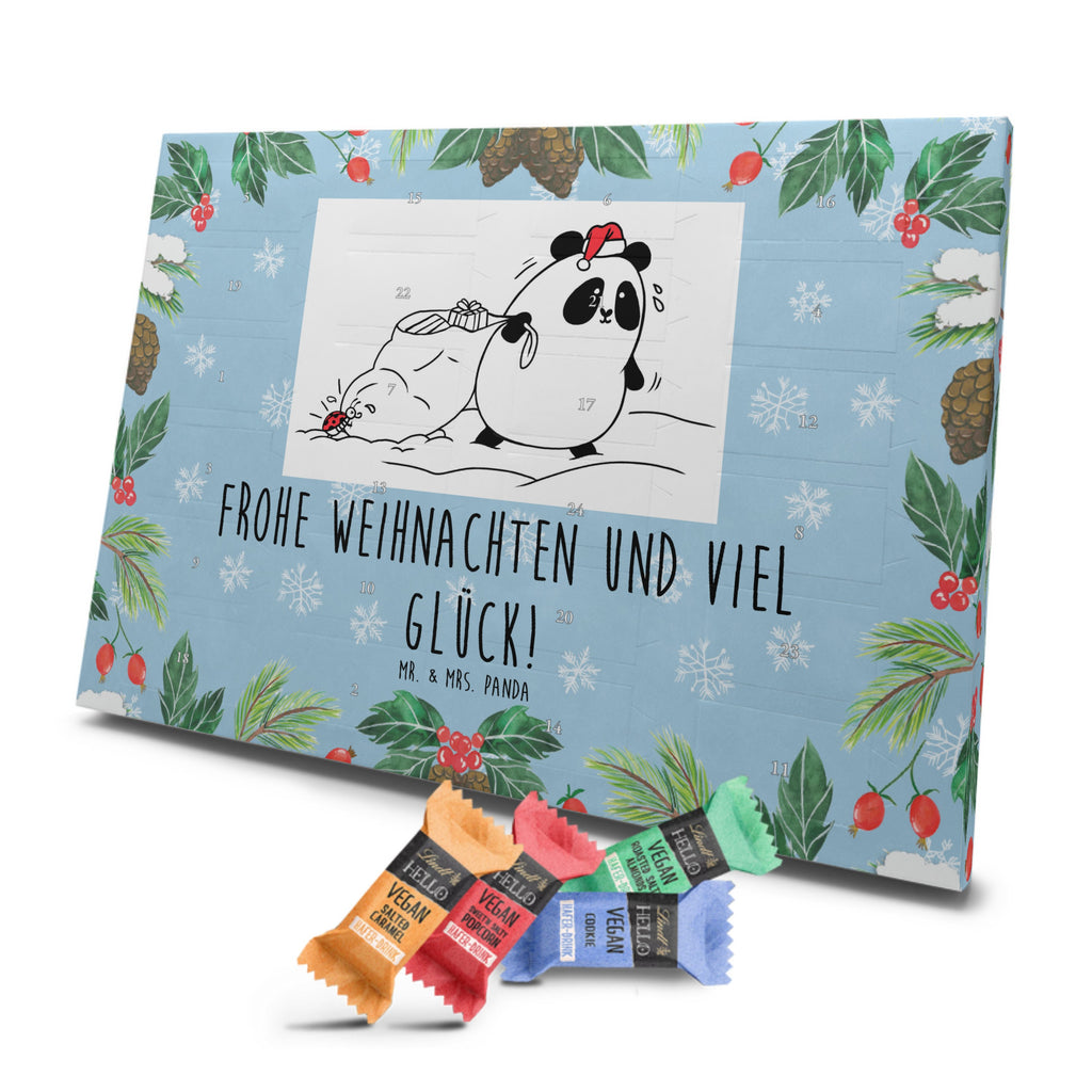 Veganer Adventskalender Panda Weihnachten Schokoladen Adventskalender