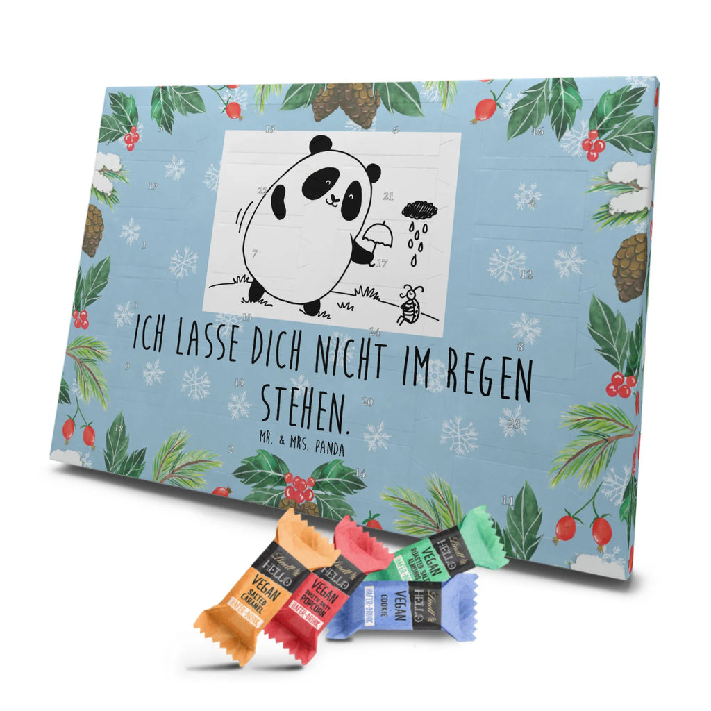 Veganer Adventskalender Panda Zusammenhalt Schokoladen Adventskalender