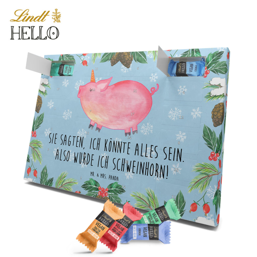 Veganer Adventskalender Einhorn Schwein Schokoladen Adventskalender, Einhorn, Einhörner, Einhorn Deko, Pegasus, Unicorn, Party, Spaß, Schwein, Schweinhorn, Bauer, witzig. lustig, Spruch, geschenk, Pig, Piggy, funny, english, englisch