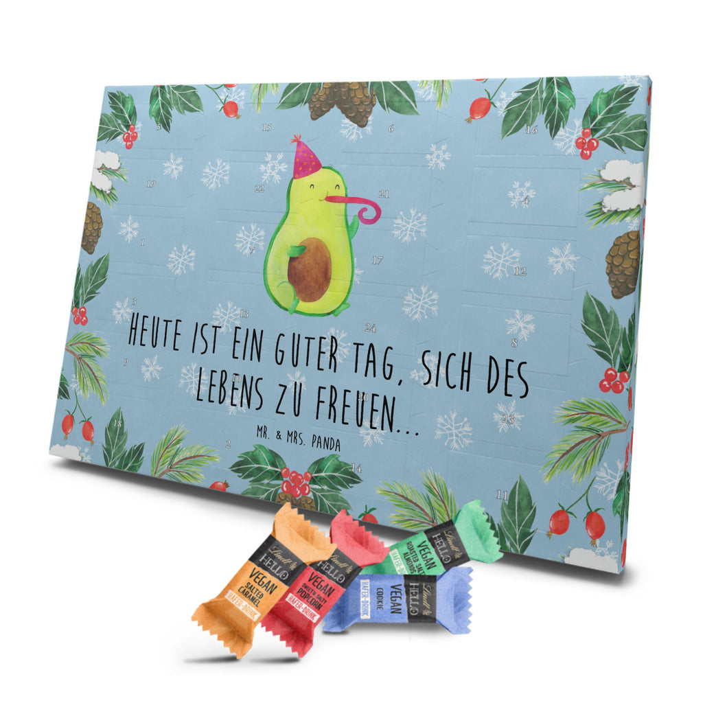 Veganer Adventskalender Avocado Feier Schokoladen Adventskalender, Avocado, Veggie, Vegan, Gesund, Party, Feierlichkeit, Feier, Fete, Geburtstag, Gute Laune, Tröte