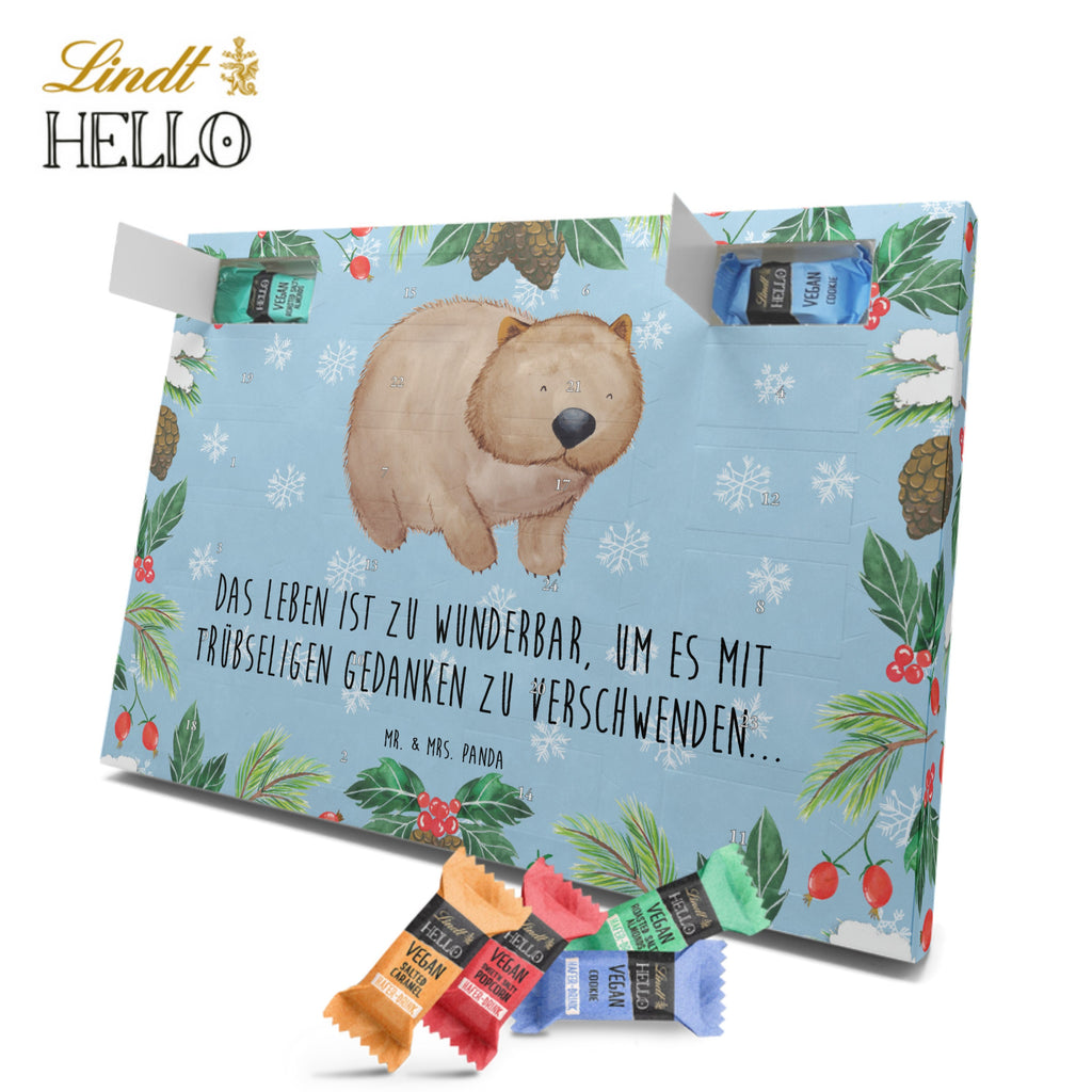 Veganer Adventskalender Wombat Schokoladen Adventskalender, Tiermotive, Gute Laune, lustige Sprüche, Tiere, Wombat, Das Leben ist schön, Motivation, Spruch, Australien