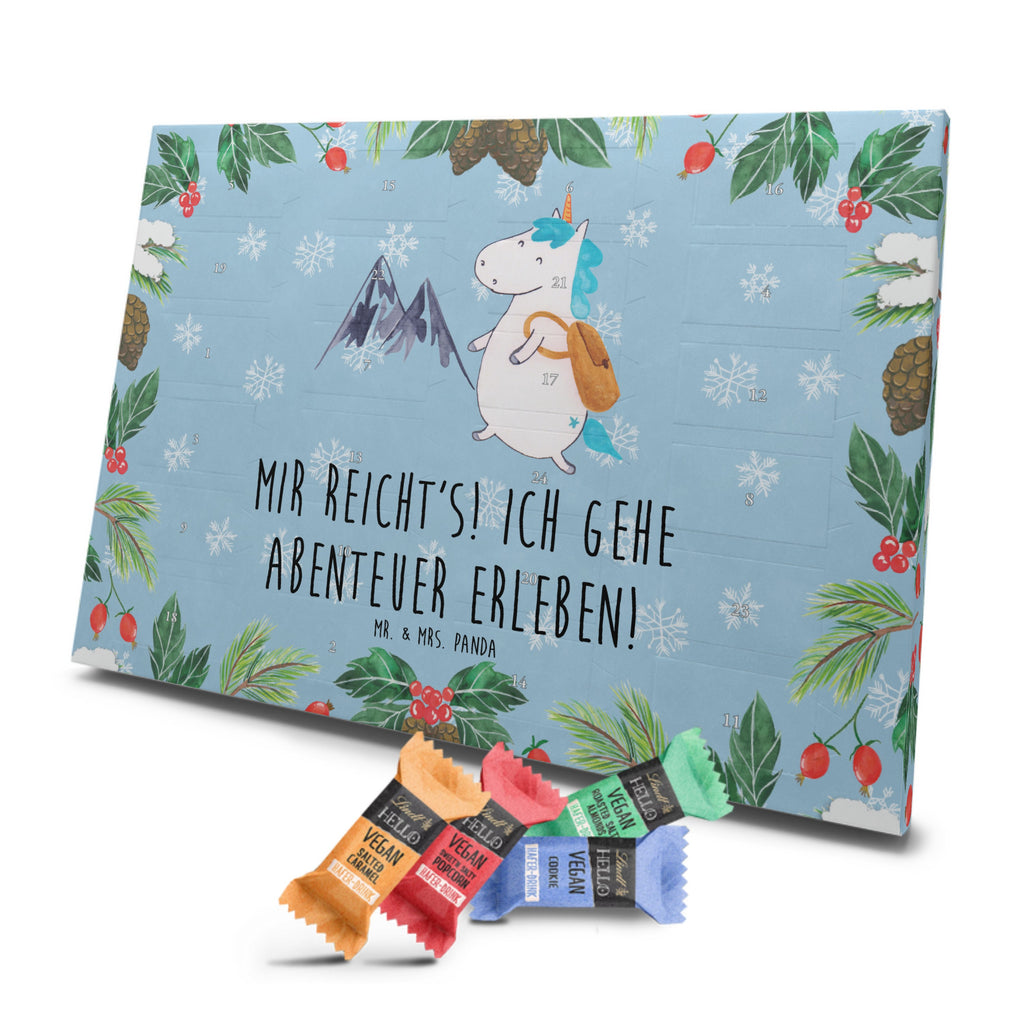 Veganer Adventskalender Einhorn Bergsteiger Schokoladen Adventskalender, Einhorn, Einhörner, Einhorn Deko, Pegasus, Unicorn, Bergsteiger, Abenteuer, Berge, Abenteurer, Weltenbummler, Weltreise, Reisen, Urlaub, Entdecker