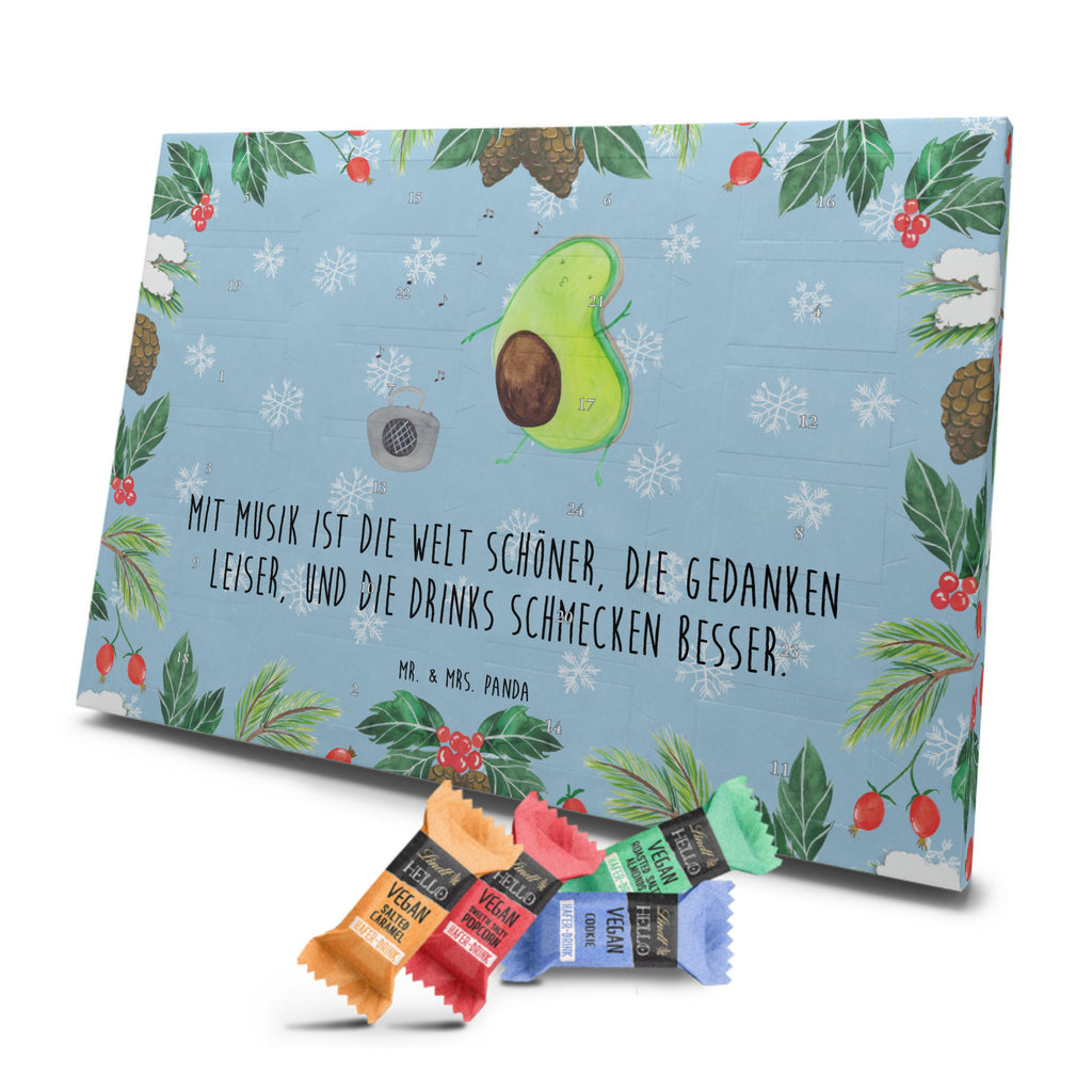 Veganer Adventskalender Avocado Tanzen Schokoladen Adventskalender, Avocado, Veggie, Vegan, Gesund