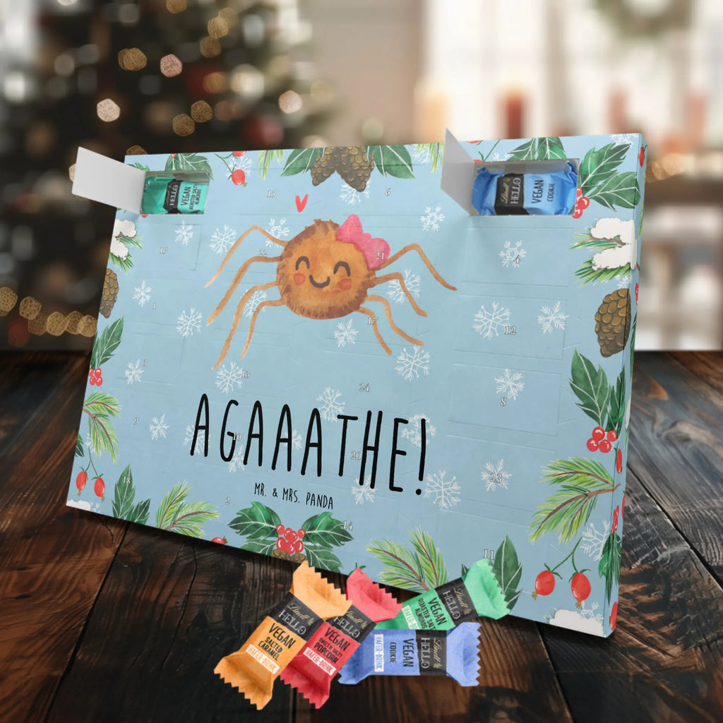 Veganer Adventskalender Spinne Agathe Freude Schokoladen Adventskalender, Spinne Agathe, Spinne, Agathe, Videos, Merchandise, Viral, Viraler Hit, Trend, Beliebte Spinne