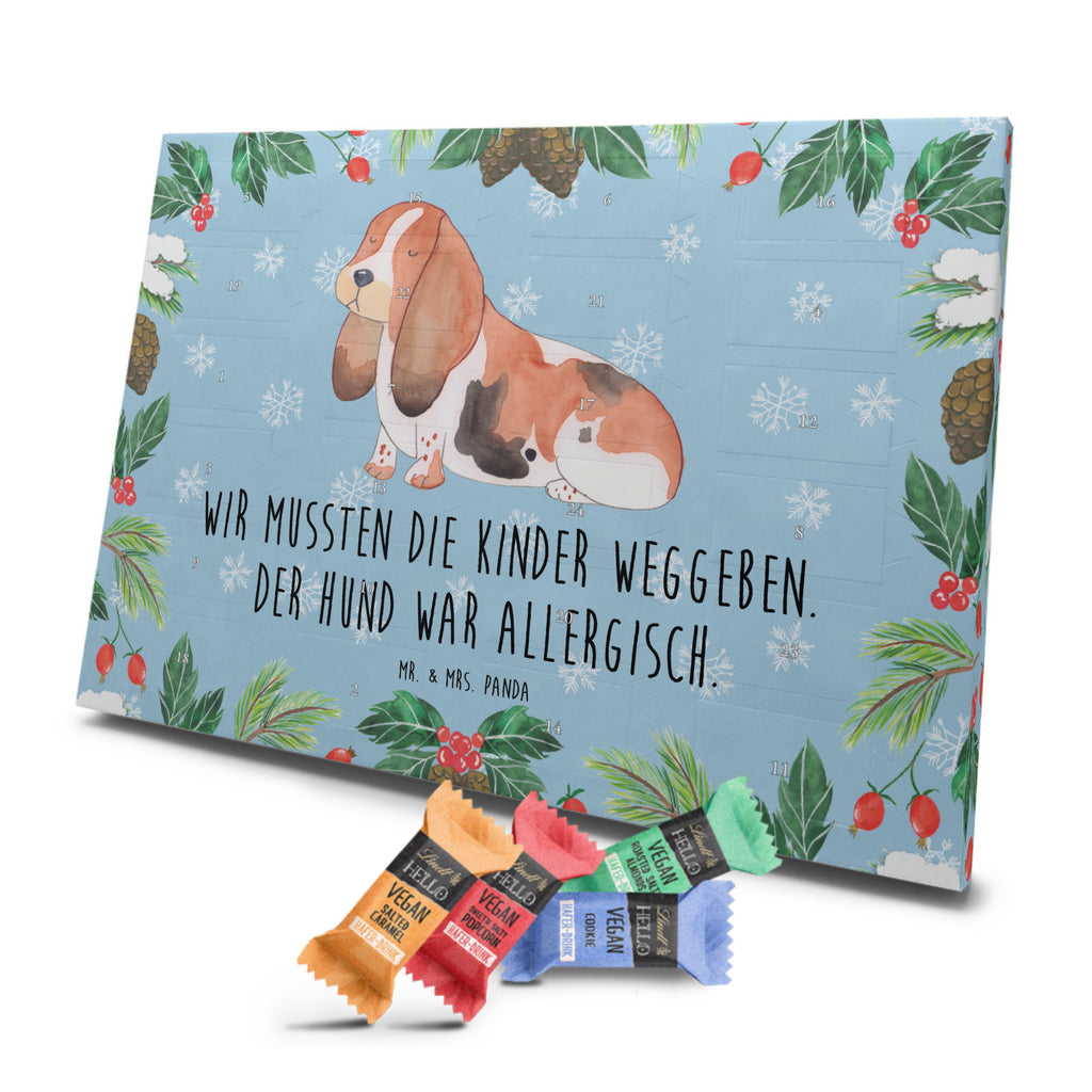 Veganer Adventskalender Hund Basset Hound Schokoladen Adventskalender, Hund, Hundemotiv, Haustier, Hunderasse, Tierliebhaber, Hundebesitzer, Sprüche, Basset Hound, Basset, Hundeliebe, kinderlos