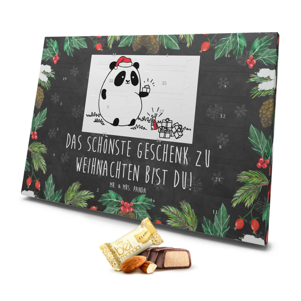 Marzipan Adventskalender Panda Weihnachtsgeschenk Marzipan Adventskalender