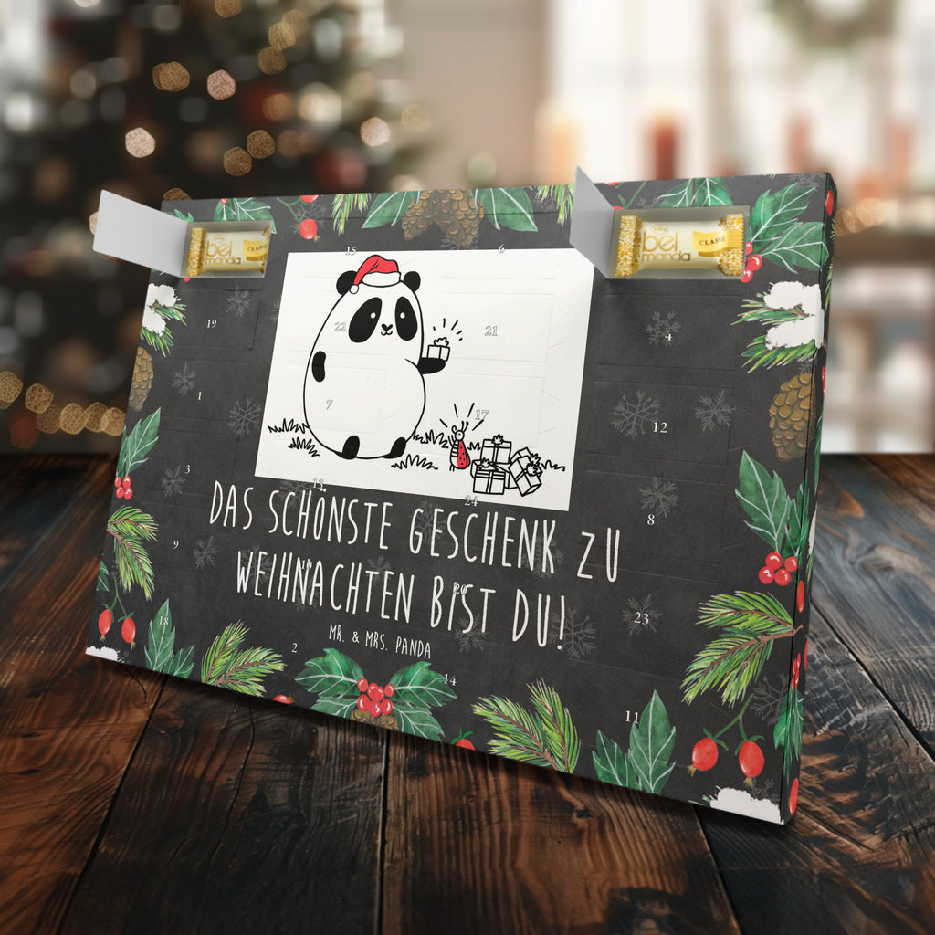 Marzipan Adventskalender Panda Weihnachtsgeschenk Marzipan Adventskalender