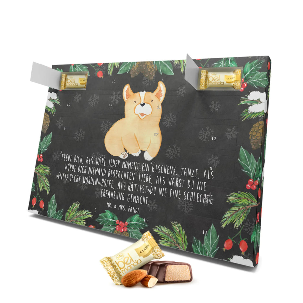 Marzipan Adventskalender Corgie Marzipan Adventskalender, Hund, Hundemotiv, Haustier, Hunderasse, Tierliebhaber, Hundebesitzer, Sprüche, Corgie, Welsh Corgie Pembroke, britisch, Motivation, Spruch, Hundespruch, Lebensfreude