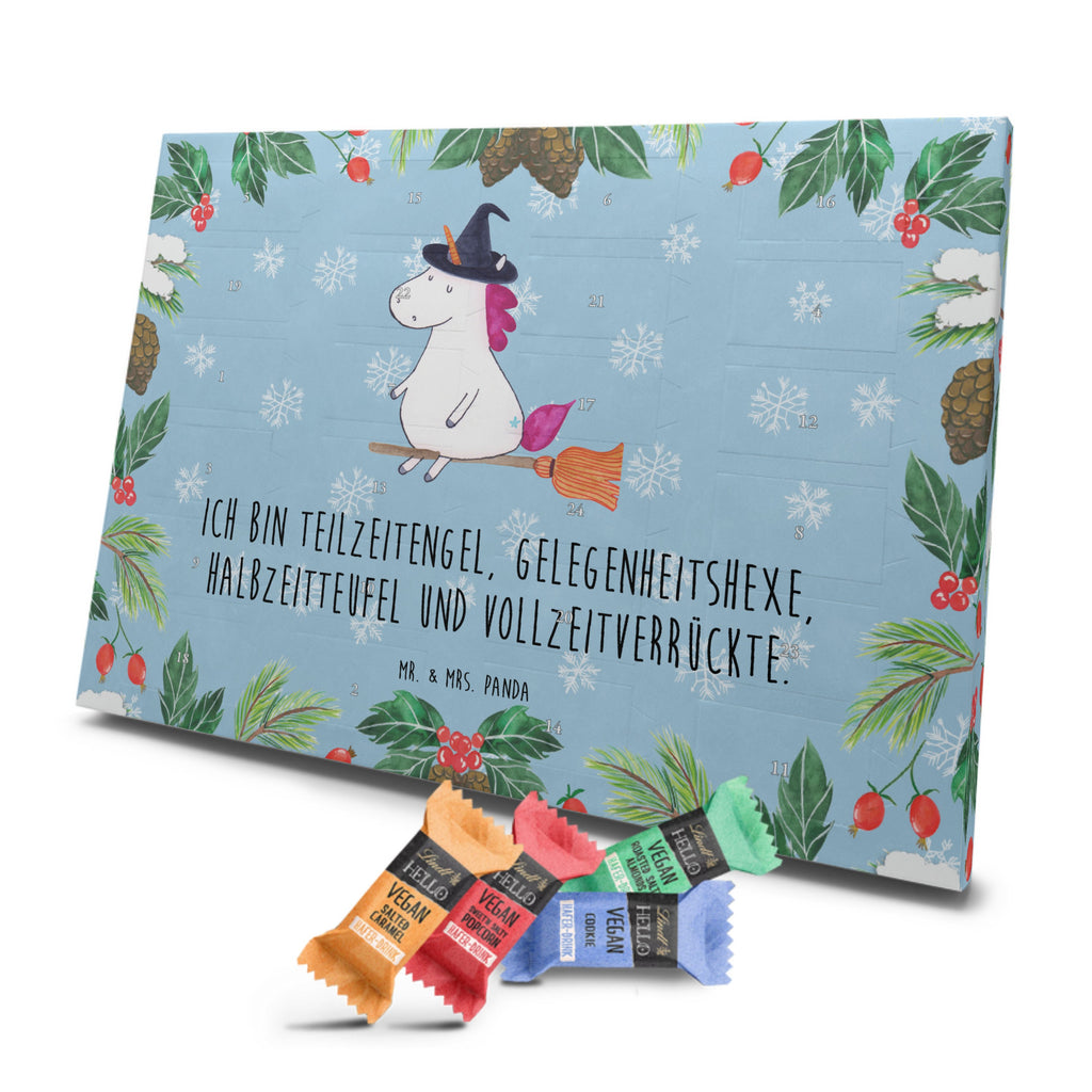 Veganer Adventskalender Einhorn Hexe Schokoladen Adventskalender, Einhorn, Einhörner, Einhorn Deko, Pegasus, Unicorn, Frau, Ehefrau, Hexe, Teufel, Engel, Verrückte, Freundin, Leben, Zicke