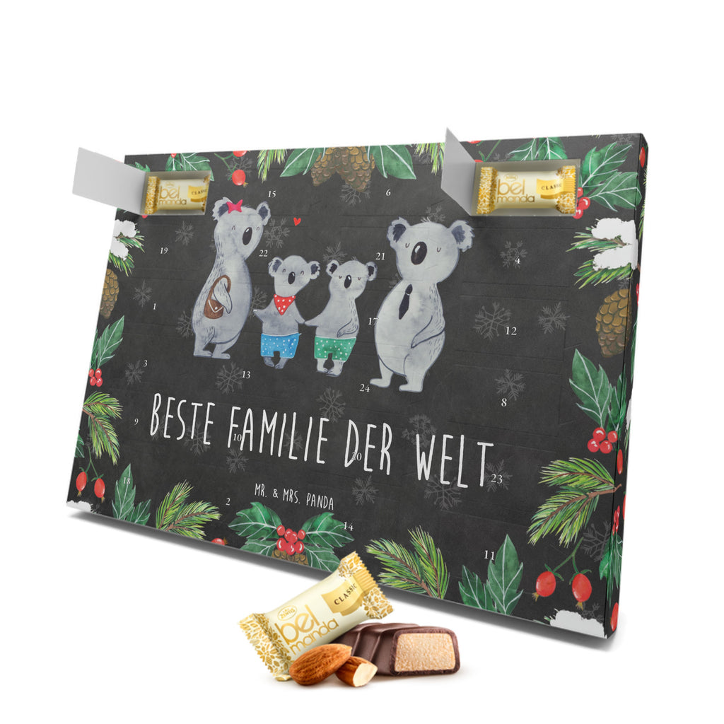 Marzipan Adventskalender Koala Familie zwei Marzipan Adventskalender, Familie, Vatertag, Muttertag, Bruder, Schwester, Mama, Papa, Oma, Opa, Koala, Koalabär, beste Familie, Familienzeit, Familienleben, Koalafamilie, Lieblingsfamilie