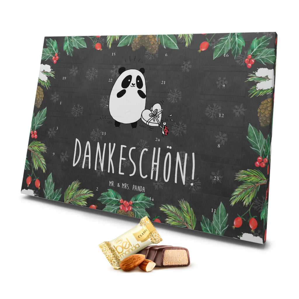 Marzipan Adventskalender Panda Dankeschön Marzipan Adventskalender