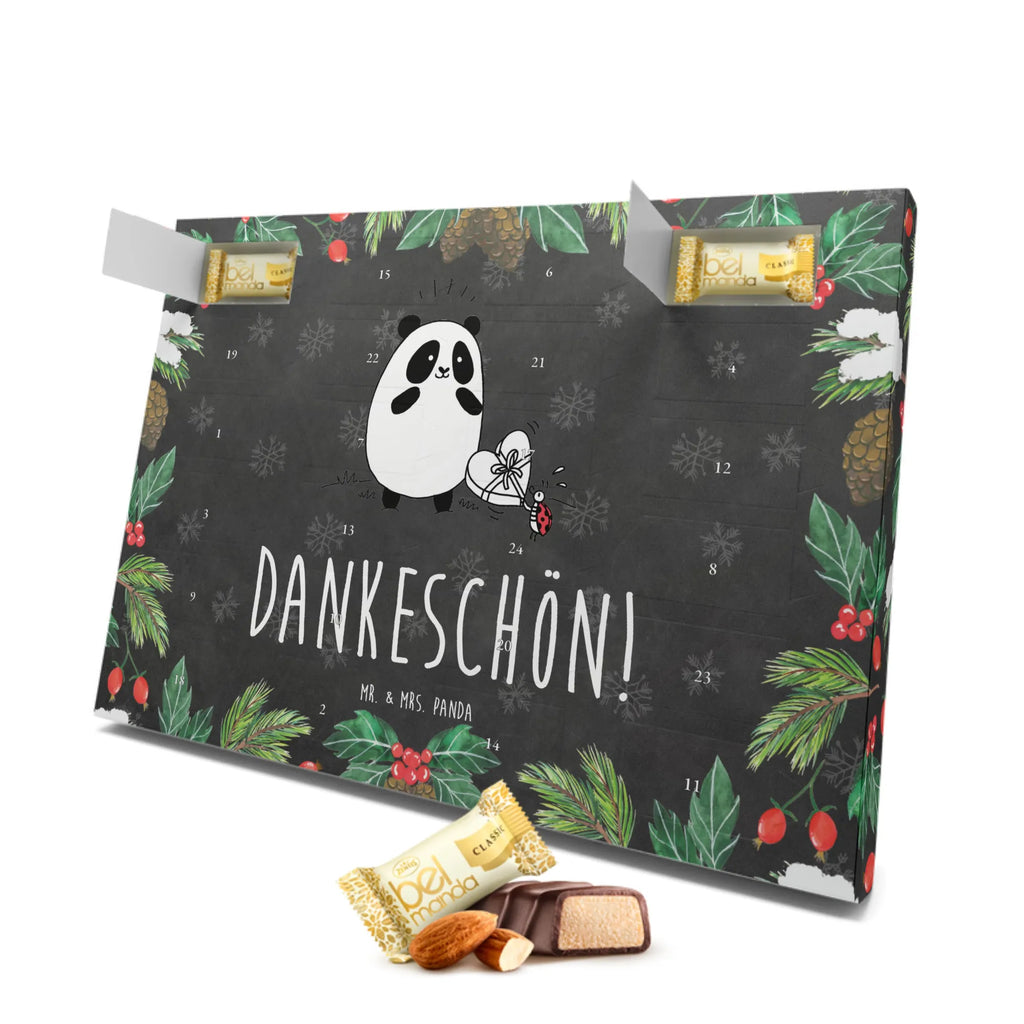 Marzipan Adventskalender Panda Dankeschön Marzipan Adventskalender