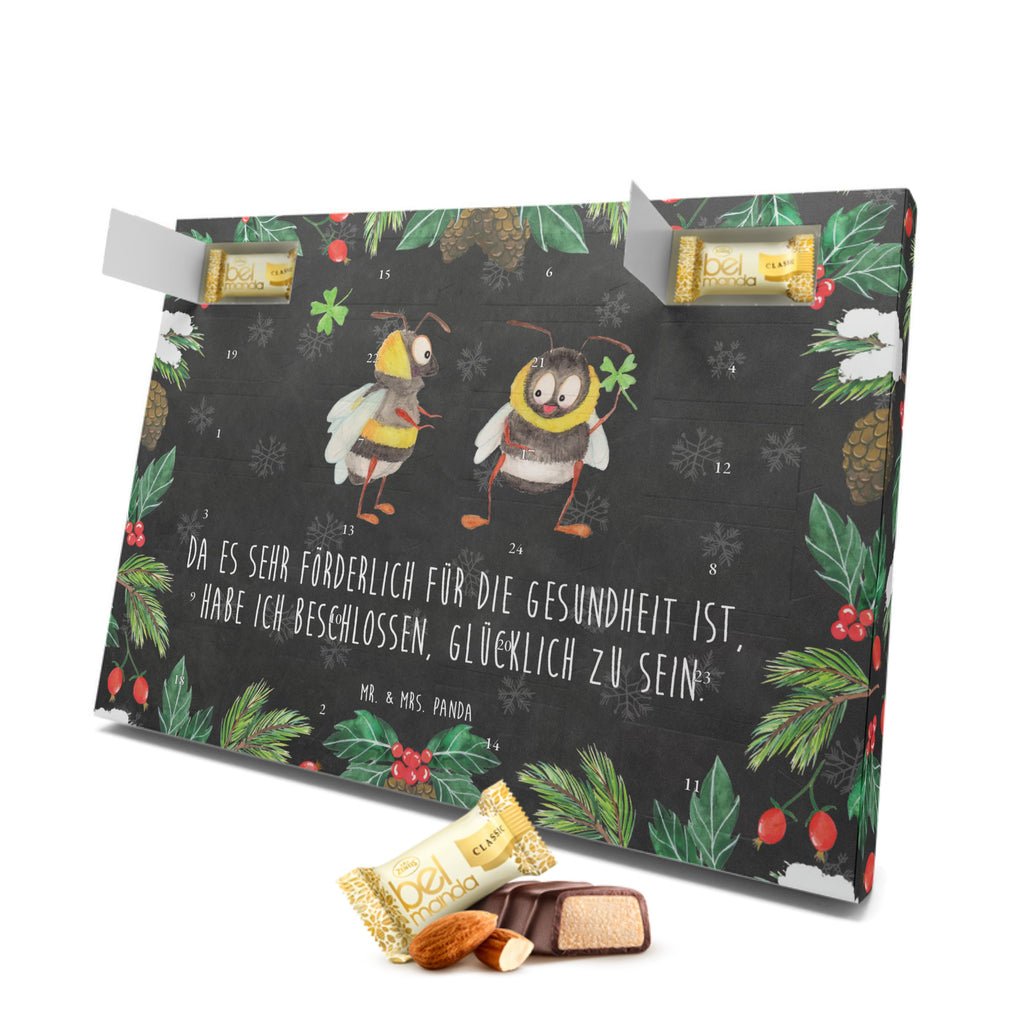 Marzipan Adventskalender Hummeln Kleeblatt Marzipan Adventskalender, Tiermotive, Gute Laune, lustige Sprüche, Tiere, Hummel, Biene, Spruch positiv, Biene Deko, Spruch schön, glücklich sein, glücklich werden, Spruch fröhlich