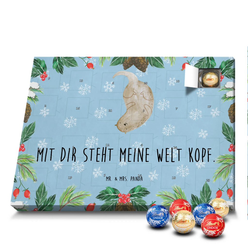 Kugel Markenschokolade Adventskalender Otter Kopfüber Adventskalender, Weihnachtskalender, Kalender, Weihnachten, Schokoladen Adventskalender, Kugel Markenschokolade Adventskalender, Otter, Fischotter, Seeotter, Otter Seeotter See Otter