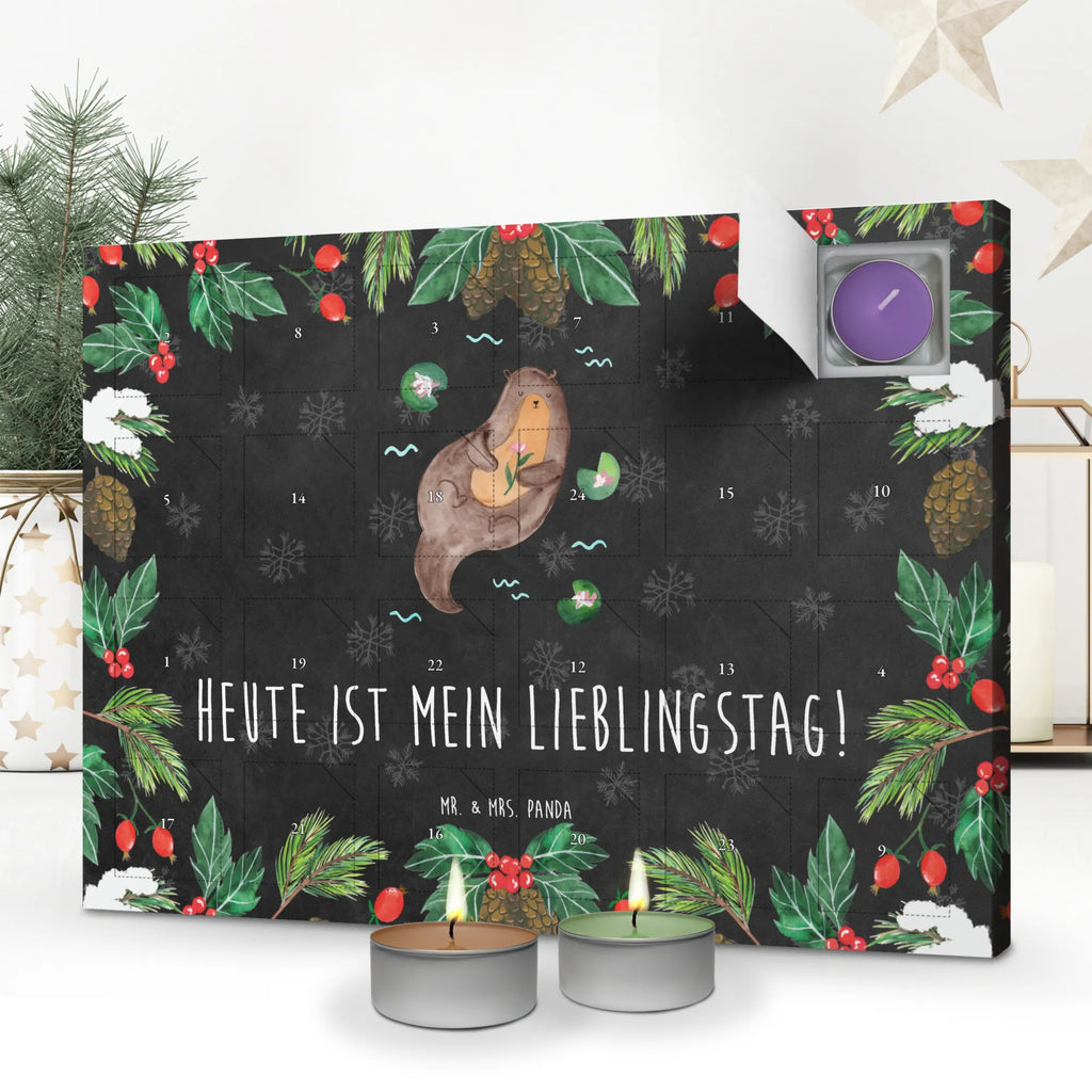 Duftkerzen Adventskalender Otter Seerose Adventskalender, Kerzen Adventskalender, Duftkerzen Adventskalender, Otter, Fischotter, Seeotter, Otter Seeotter See Otter