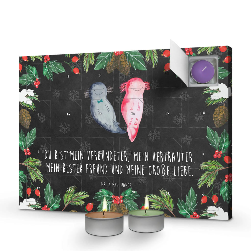 Duftkerzen Adventskalender Axolotl Freundin Adventskalender, Kerzen Adventskalender, Duftkerzen Adventskalender, Axolotl, Molch, Axolot, Schwanzlurch, Lurch, Lurche, Liebe, große Liebe, Liebesbeweis, Freund, Verlobter, Ehemann, Jahrestag, Valentinstag