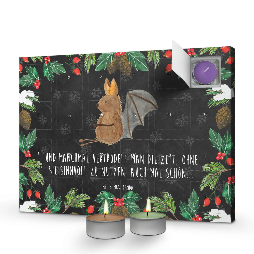 Duftkerzen Adventskalender Fledermaus Sitzen Adventskalender, Kerzen Adventskalender, Duftkerzen Adventskalender, Tiermotive, Gute Laune, lustige Sprüche, Tiere, Fledermaus, Fledermäuse, Motivation, entspannen