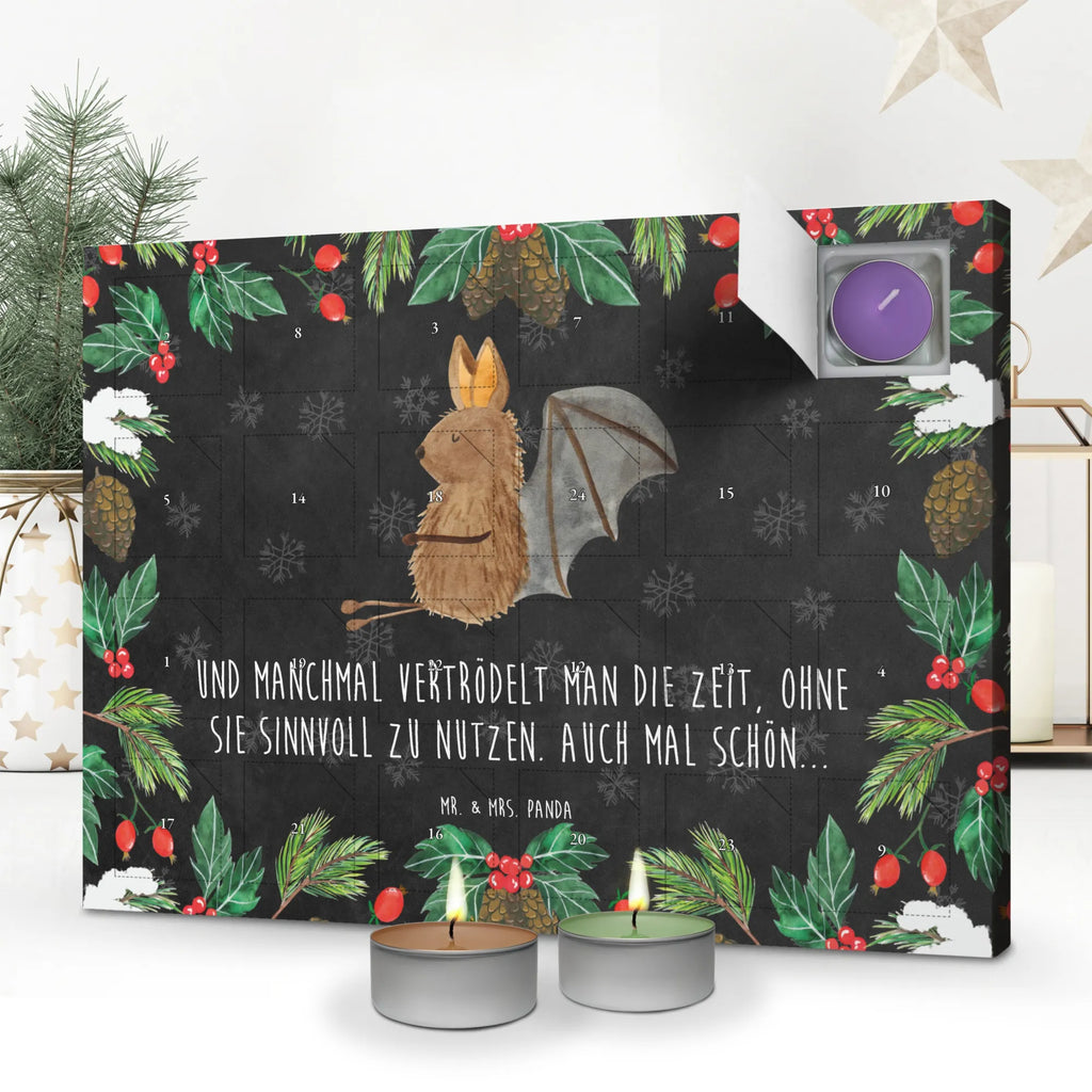 Duftkerzen Adventskalender Fledermaus Sitzen Adventskalender, Kerzen Adventskalender, Duftkerzen Adventskalender, Tiermotive, Gute Laune, lustige Sprüche, Tiere, Fledermaus, Fledermäuse, Motivation, entspannen