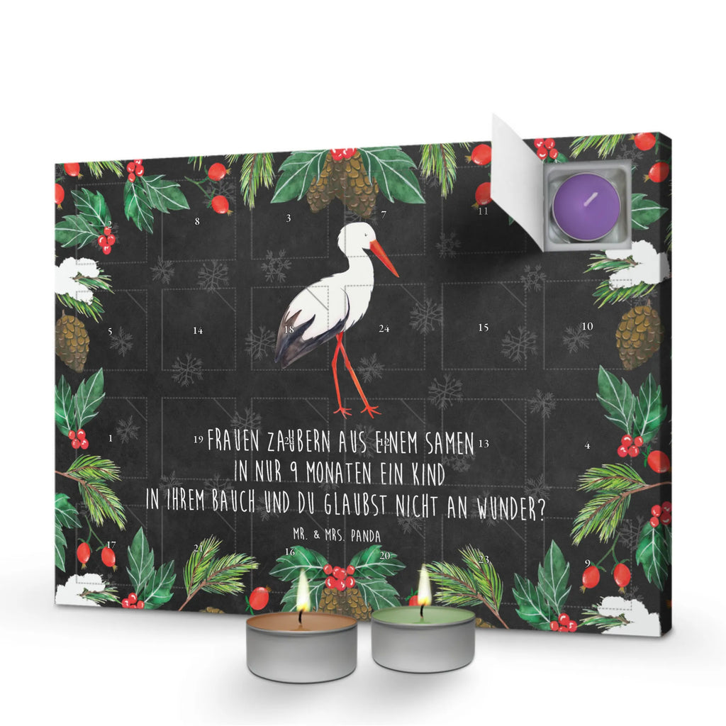 Duftkerzen Adventskalender Storch Adventskalender, Kerzen Adventskalender, Duftkerzen Adventskalender, Tiermotive, Gute Laune, lustige Sprüche, Tiere, Storch, Störche, Schwangerschaft, Geburt, Mutter, Mütter, Mutter werden, Schwanger, Babybauch, Baby