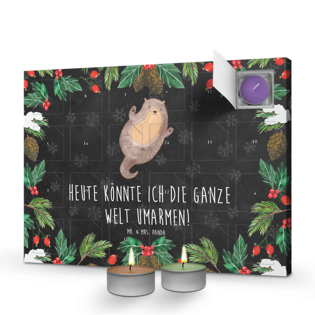 Duftkerzen Adventskalender Otter Umarmen Adventskalender, Kerzen Adventskalender, Duftkerzen Adventskalender, Otter, Fischotter, Seeotter, Otter Seeotter See Otter