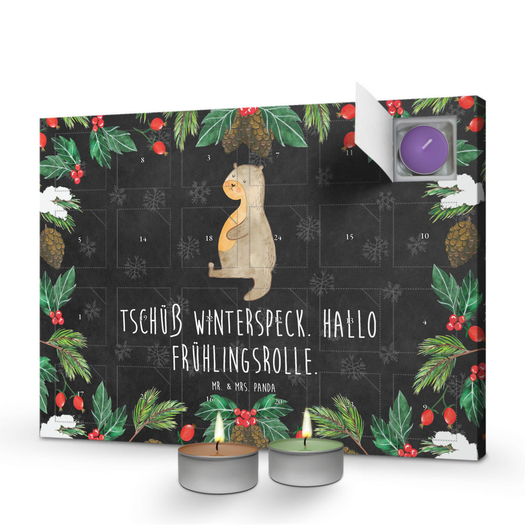 Duftkerzen Adventskalender Otter Bauch Adventskalender, Kerzen Adventskalender, Duftkerzen Adventskalender, Otter, Fischotter, Seeotter, Otter Seeotter See Otter