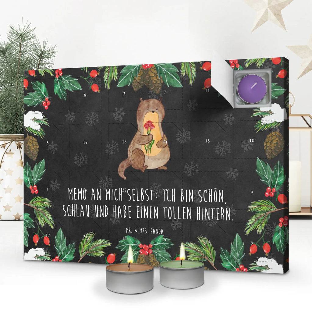 Duftkerzen Adventskalender Otter Blumenstrauß Adventskalender, Kerzen Adventskalender, Duftkerzen Adventskalender, Otter, Fischotter, Seeotter, Otter Seeotter See Otter