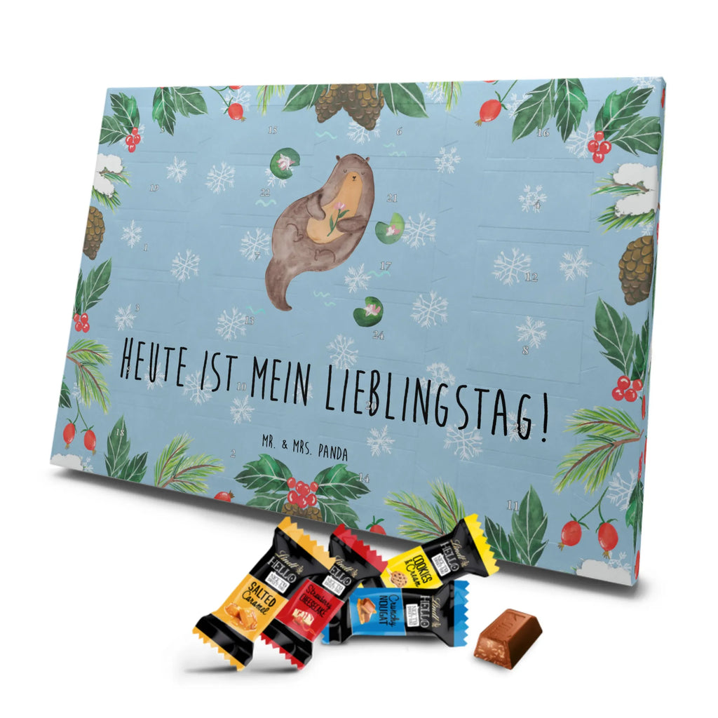 Markenschokolade Adventskalender Otter Seerose Adventskalender, Weihnachtskalender, Markenschokolade Adventskalender, Otter, Fischotter, Seeotter, Otter Seeotter See Otter