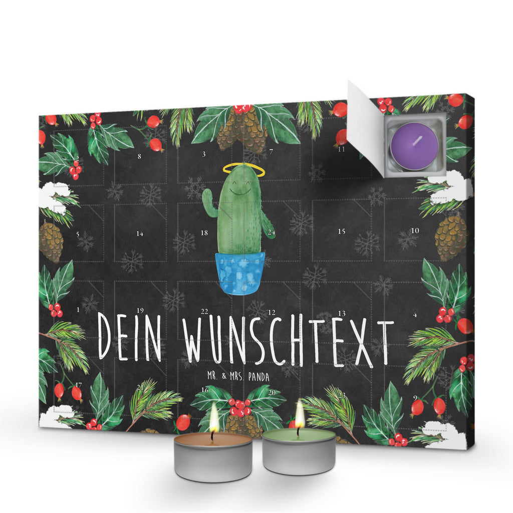 Personalisierter Duftkerzen Adventskalender Kaktus Heilig Personalisierter Duftkerzen Adventskalender, Kaktus, Kakteen, frech, lustig, Kind, Eltern, Familie, Bruder, Schwester, Schwestern, Freundin, Heiligenschein