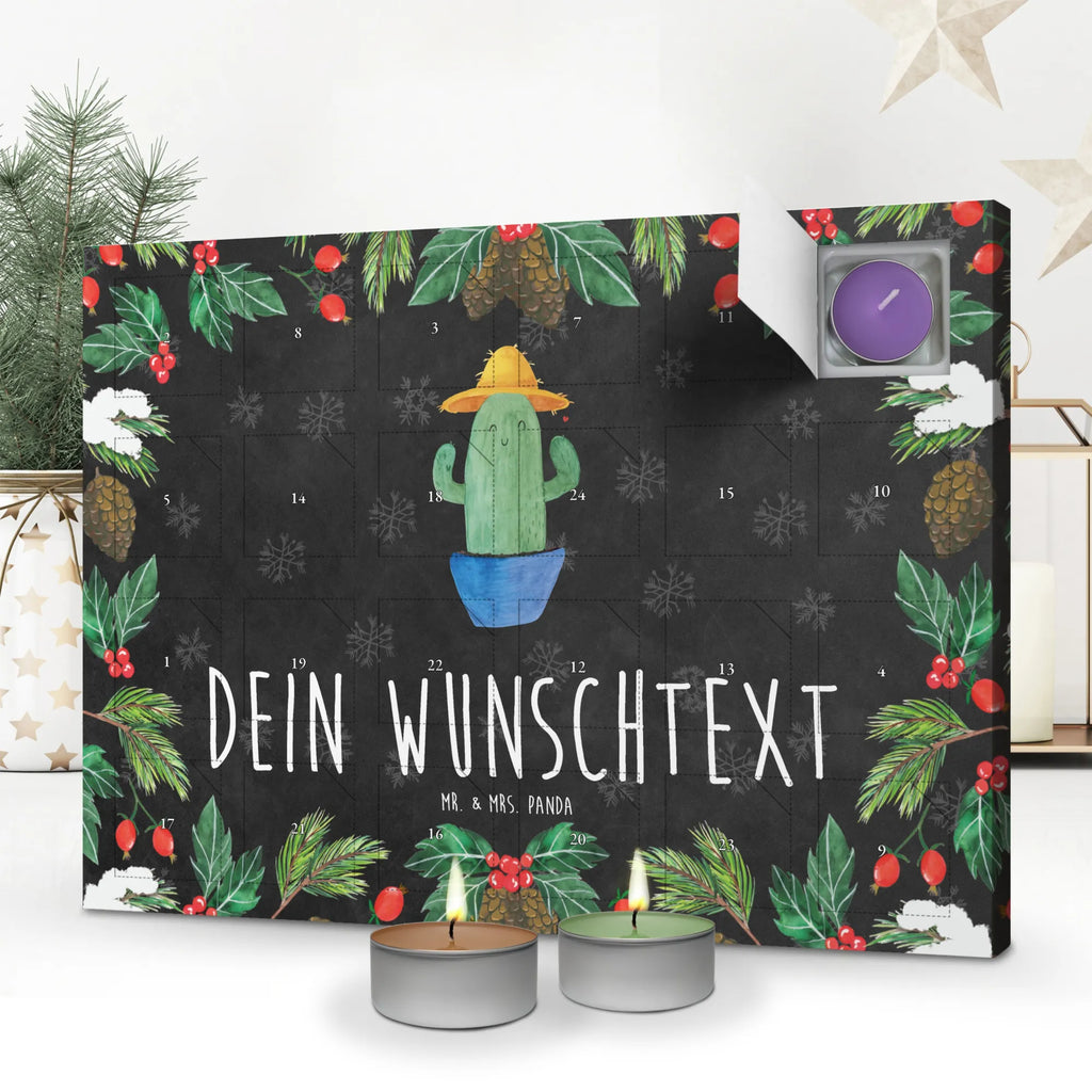 Personalisierter Duftkerzen Adventskalender Kaktus Hut Personalisierter Duftkerzen Adventskalender, Kaktus, Kakteen, Reisen, Weltreise, Weltenbummler, Reisetagebuch, Städtetrip, Kaktusliebe, Geschenkidee, Spruch, Motivation