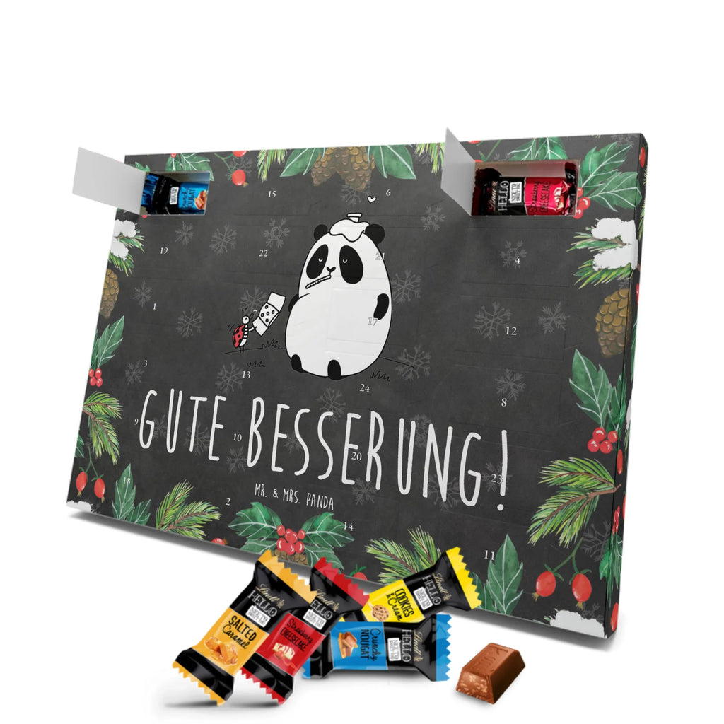 Markenschokolade Adventskalender Panda Gute Besserung Adventskalender, Weihnachtskalender, Markenschokolade Adventskalender